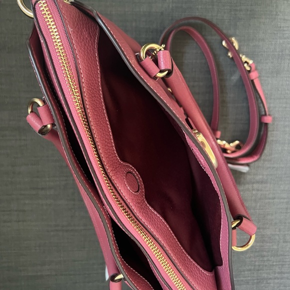 NWT COACH REMI SATCHEL HANDBAG PURSE LEATHER